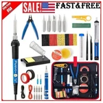 Soldering Iron Kit - 60W Adjustable Temperature, Wire New. Fixed Price $27.54.