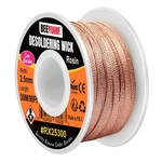 Desoldering Wick Braid 30M - 98FT Length 2.5MM Width With F.... Fixed Price $26.08.