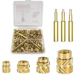 Qsj 300PCS Threaded Inserts Set With Soldering Iron Tip Brass Heat Insert.... Fixed Price $19.55.