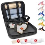 Monvict Hot Glue Gun Kit, Mini With Carrying CASE,20 Pcs White. Fixed Price $18.99.