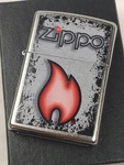 Zippo 49576 Flame Design On Street Chrome Windproof Lighter - Jun (f) 2022. Fixed Price $27.95.