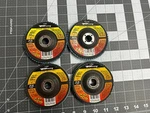 4-PACK Lot Forney 71992 71993 Zirconia Aluminum 60-GRIT Blue Flap Disc 4" X 5/8". Fixed Price $25.49.