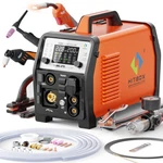 Hitbox Aluminum Welding 5-IN-1 Gas/gasless Mig Hf Tig Plasma Cutter Stick Welder. Fixed Price $343.99.