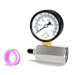 Bogerdack Gas Test Pressure Gauge, 2" Dial 0-15PSI Chrome Plated Iron Body. Fixed Price $22.20.