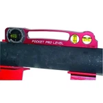 Pocket Pro Level, 9 3 Vials, Anodized Aluminum Flange Wizard PP200 Red. Fixed Price $84.58.