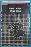 Honda GX110 GX140 Engine Operation & Maintenance Manual Book. Fixed Price $14.99.