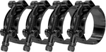 4 Pack 1 Inch Stainless Steel T-bolt Hose Clamps 32-37MM Black Heavy Duty. Fixed Price $26.99.