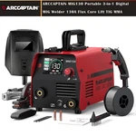2026 Arccaptain MIG130 3-IN-1 Digital Welder 130A Flux Core Lift Tig Mma. Fixed Price $94.99.