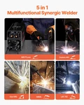 200A Pulse Mig Welder 5-IN-1 Aluminum Flux Core Stick Tig 110/220V. Fixed Price $304.99.