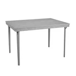 Cosco 44" X 32" Folding Dining Table, Gray Woodgrain. Fixed Price $115.00.