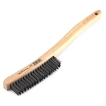 Forney 70504 Steel Curved Wood Handle Scratch Brush 0.014 Wire X 13-3/4 In.. Fixed Price $9.57.