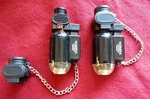 Pocket Torch Lighter Brand Windproof Refillable Blue Flame - New Black BOGO2. Fixed Price $9.95.