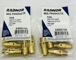 (lot Of 10) Radnor 64002726, 54A Diffuser Tweco Style, 400AMP. Fixed Price $54.99.