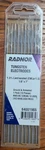 Radnor Tungsten Electrodes 64001965 1.5% Lanthanated 1/8" X 7". Fixed Price $38.99.