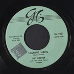 Ric Carter: Helping Hand / Nine Out Of Ten Gc 7" Single 45 Rpm. Fixed Price $15.00.