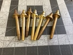 (lot Of 7) Oxweld Cutting Torch Tip Insert Spline - Assorted Sizes (LPW83L). Fixed Price $34.99.