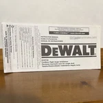 Dewalt DCD740 Instruction Manual Only 20V Max Cordless Right Angle Drill/driver. Fixed Price $7.74.