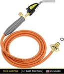 Welding With 78.7 Hose, Propane Soldering Torch, Adjustable Flame. Fixed Price $49.81.