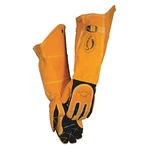 Caiman 1878-6 Welding Gloves, Extended Gauntlet Cuff, Wing Thumb, Premium. Fixed Price $55.99.