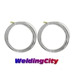 2-PK Mig Welding Gun Liner 44-3545-25 25-FT 035"-045" For Lincoln Tweco 300-400A. Fixed Price $36.69.