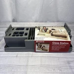 Inland Glass Station Organizer W/ Soldering Iron Stand + Roll 50/50 Wire. Fixed Price $29.95.
