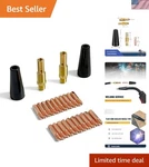 Durable Gasless Nozzle Welding Kit: 24PCS Accessory Set For Lincoln And Eastwood. Fixed Price $17.99.