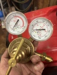 Victor SR360A-510 Acetylene Regulator For Cutting Welding Torch 0781-2401. Fixed Price $165.00.