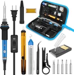Soldering Iron, Kit Electronics, 60W Adjustable Temperature Weldi. Fixed Price $25.69.