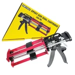Lauco Dual Cartridge Epoxy Gun 200 Ml Manual 1:1 And 2:1 Adhesive Applic. Fixed Price $71.51.