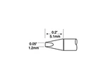 Metcal UFTC-7CH12 Ultrafine Tip Cartridges, Chisel 1.2MM X 5MM. Fixed Price $47.71.
