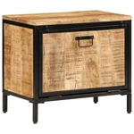 Vidaxl Shoe Cabinet Storage Cupboard Organizer Hallway Solid Rough Wood Mango. Fixed Price $168.49.