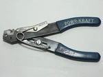 Vintage Powr-kraft Electrical Wire Stripper Cutter Tool Blue Handles Made Usa. Fixed Price $10.99.