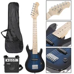 Electric Guitar With Amp Much More 30" Kids Blue Combo Accessory Kit. Fixed Price $73.58.