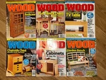 Wood Lot Of 6 Magazines 2012 - 2014 Used. Fixed Price $6.99.