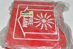 Lot Of 2 New Brady Prinzing L0FL15A V Fire Alarm Sign - White On Red 8 X. Fixed Price $61.98.