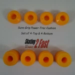 Sure Grip Power-trac 100A Orange Double Action Cushions Set Of 4-TOP & 4-BOTTOM. Fixed Price $39.99.