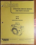 Onan Nh Industrial Engine Owner's Operator's & Parts Service Manual 940-402. Fixed Price $25.00.