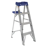Louisville AS2104 STEPLADDER,ALUMINUM,4 Ft. H,250 Lb. Cap. 1CMT1. Fixed Price $164.05.